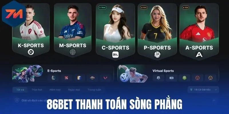 Top Nhà Cái Uy Tín Cá Độ Bóng Đá Dẫn Dầu Thị Trường Việt Nam 12 86bet thanh toán sòng phẳng