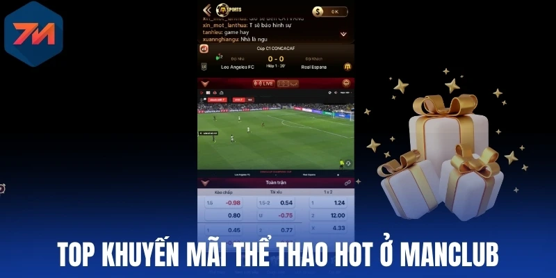 Manclub - Cá Cược Với Odds Cạnh Tranh, Thắng Lớn Mỗi Trận 2 Top khuyến mãi thể thao hot ở Manclub