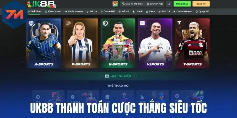 Top Nhà Cái Uy Tín Cá Độ Bóng Đá Dẫn Dầu Thị Trường Việt Nam 8 Uk88 thanh toán cược thắng siêu tốc